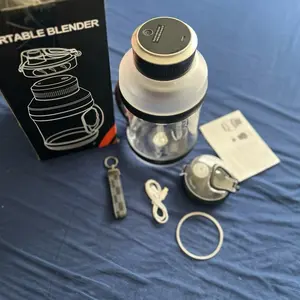 Ton Ton Barrel 2 Liter Portable Blender - Compact & Convenient for On-The-Go Use - Ideal for Quick Blending Needs - Versatile for Home Office Travel - Essential Blending Solution