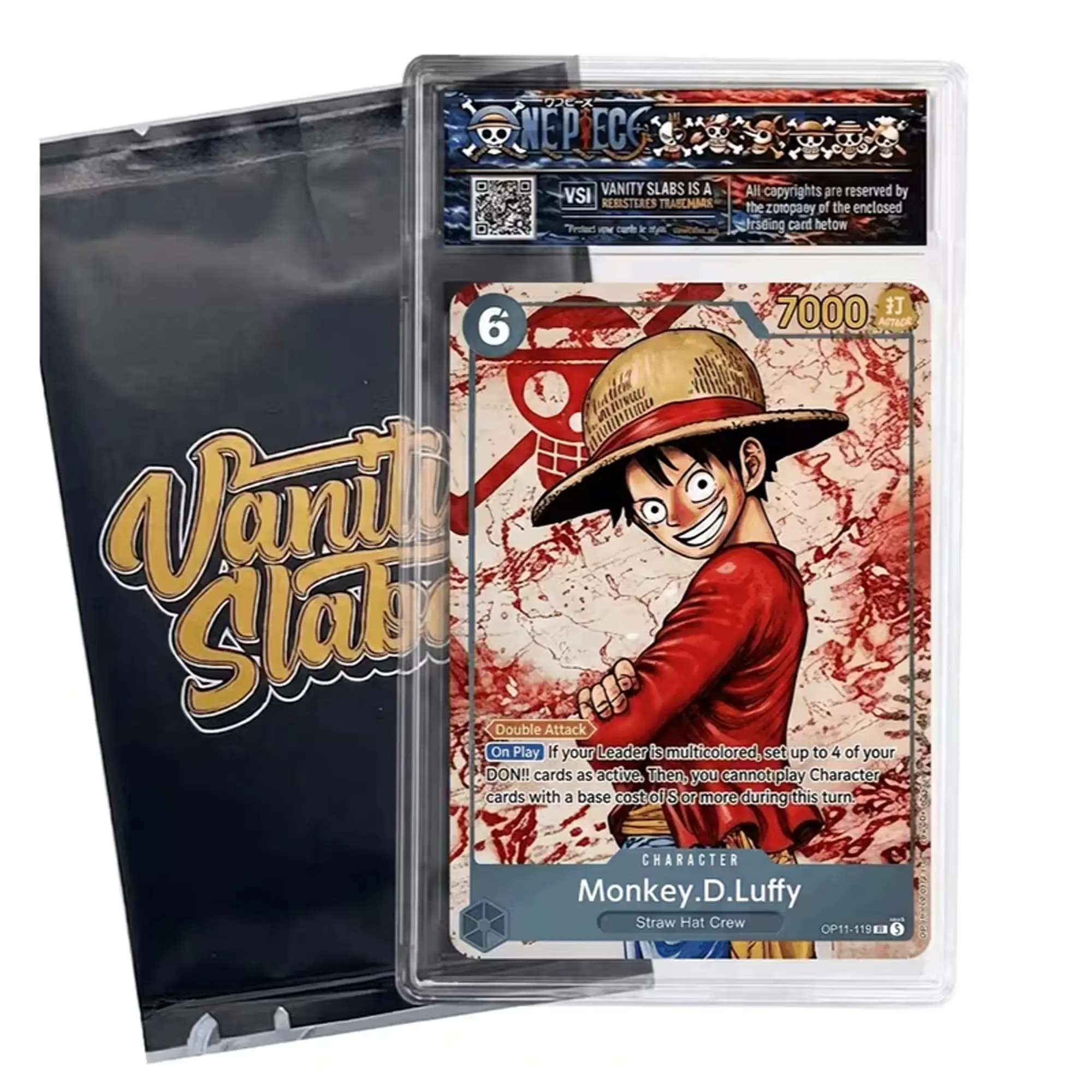 One Piece Mystery Slab | Super Rare + 10 Bonus Cards