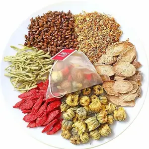 Kidney Tea Formula with Chrysanthemum Cassia Seeds Tea Bags liver Tea , honeysuckle, Chinese wolf-berry , Sweet-scented osmanthus, Burdock Root Combination of floral tea natural herbal natural blend te renal