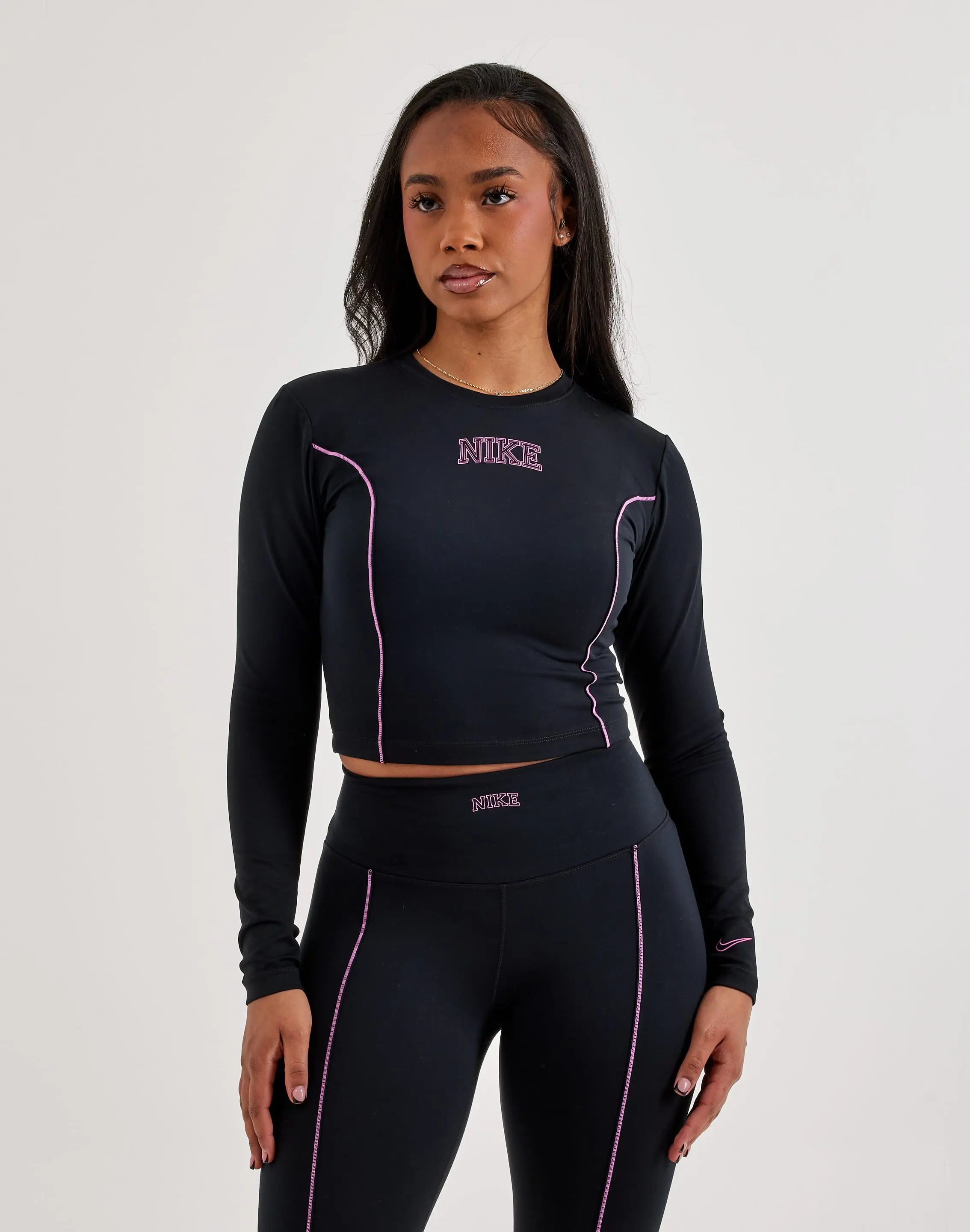 Womens Nike One Dri-FIT Long-Sleeve Top
