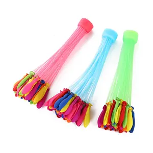 Tropical Party Color Water Balloons 111 Rapid-Filling Self-Sealing for Outdoor Family Friends Children Summer Fun Rubber Material 150g Perfect for Family Gatherings & Group Events