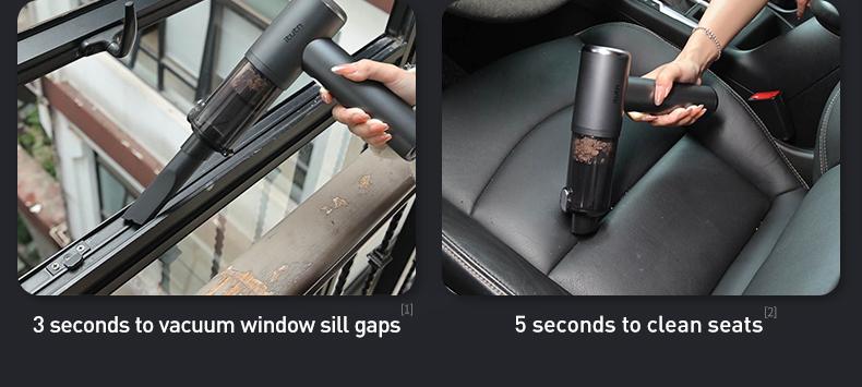 itutn car vacuum/blower M8, 5-in-1 Mini Vacuum Cleaner Cordless & Air Duster ,22000Pa Powerful Suction, Handheld Portable Vacuum For Car, Home, PC, Keyboard, Desk, Pet Hair Cleaning