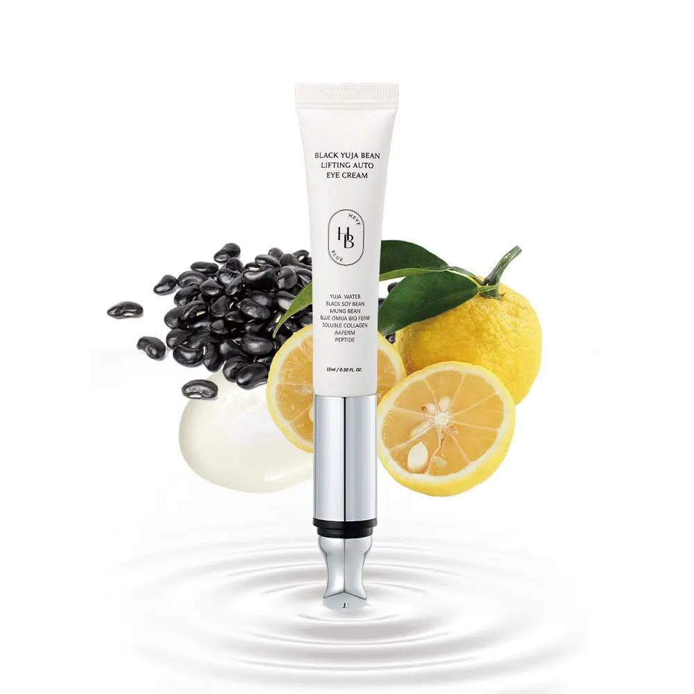 [HEVEBLUE] Black Yuja Bean Auto Eye Cream 15ml - Wrinkle Care Device, Anti Aging, Vibrating