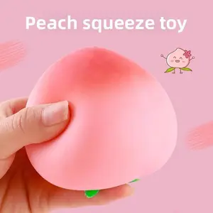 Squishy Peach Stress Relief Toy