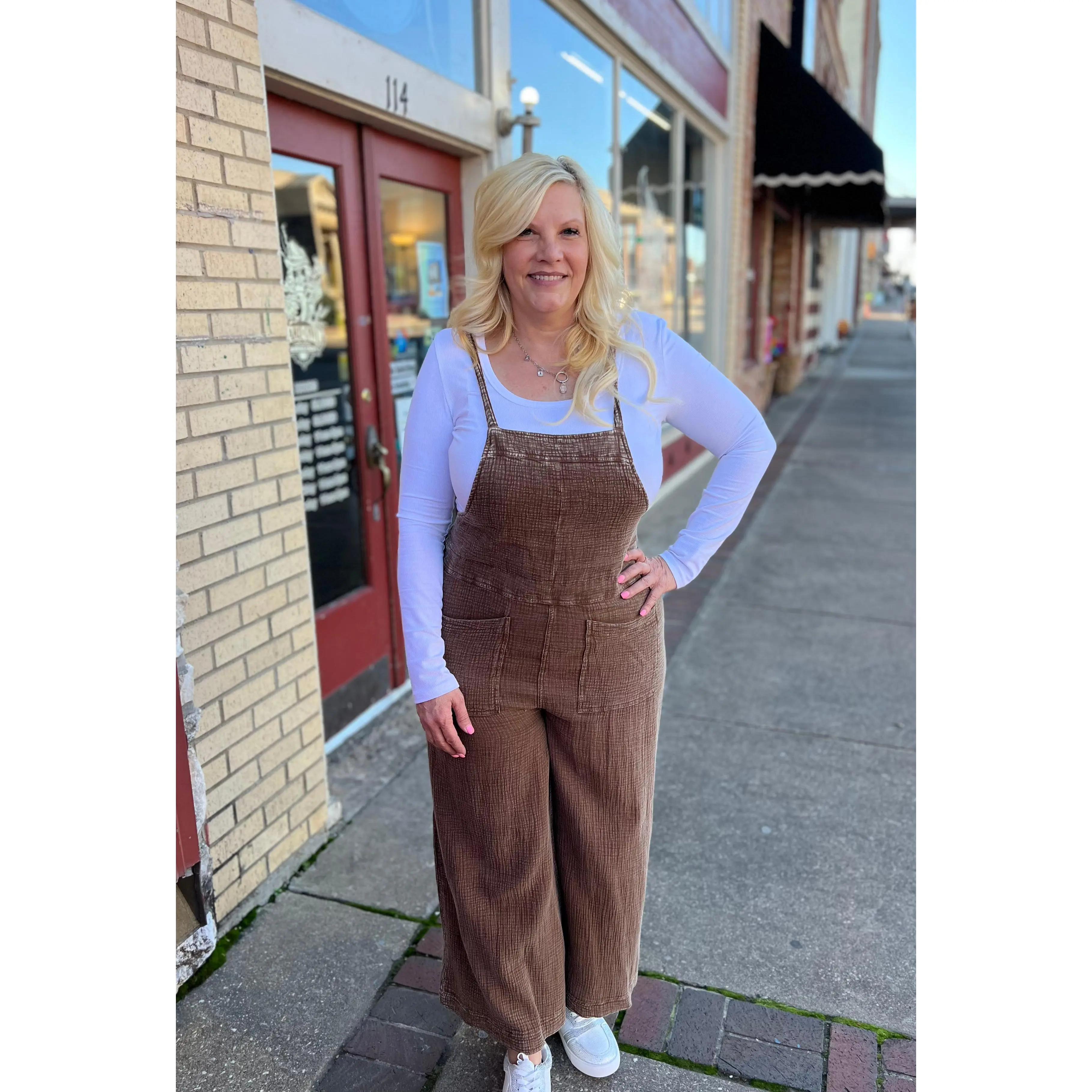 Chocolate Here I am Jumpsuit
