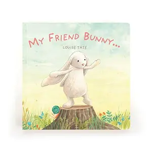 USED-Jellycat My Friend Bunny, 7.5 inches x 7.5 inches by unknown author (Unknown)