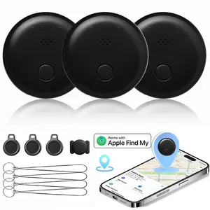 GPS Air Tags Compatible with iOS & Android, Bluetooth Tracker Waterproof, Works with Apple Find My & Google Find My Device App for Keys, Luggage, Backpack, Wallet, GPS Tracker for Kids, Pets, Bags