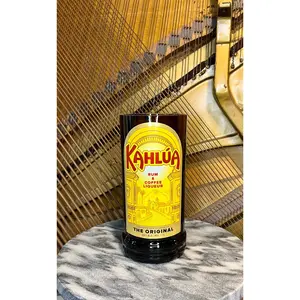 Upcycled Kahlua Bottle Candle