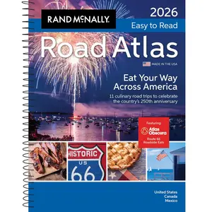 2026 Rand McNally Easy to Read Midsize Road Atlas -- Paperback
