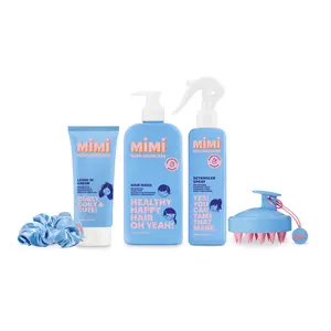 Curly Kids Shampoo & Conditioner Bundle - Haircare & Styling Set for Children's Curly Hair