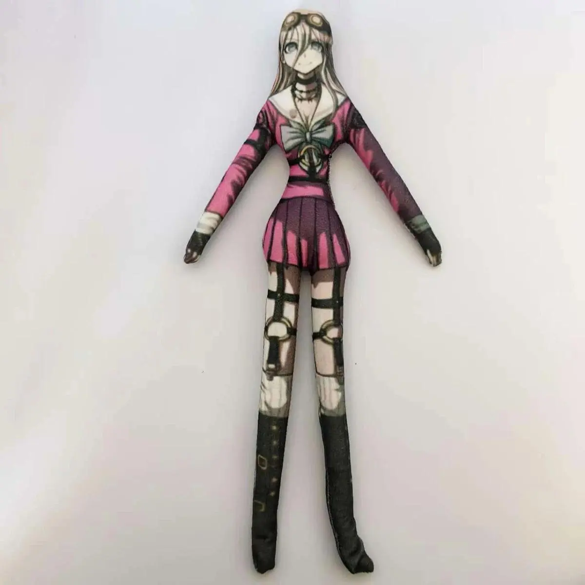 Anime Danganronpa Nagito Komaeda Chiaki Nanami Cosplay Plush Cotton Stuffed Doll Mascot Slender Twistable Shape Room Decoration