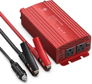 YanFengTai 525W Pure Sine Wave Power Inverter DC 12V to AC(2 Outlets) 110V Car Charger Plug Inverter Adapter Converter with 4.2A Dual USB Charging Ports