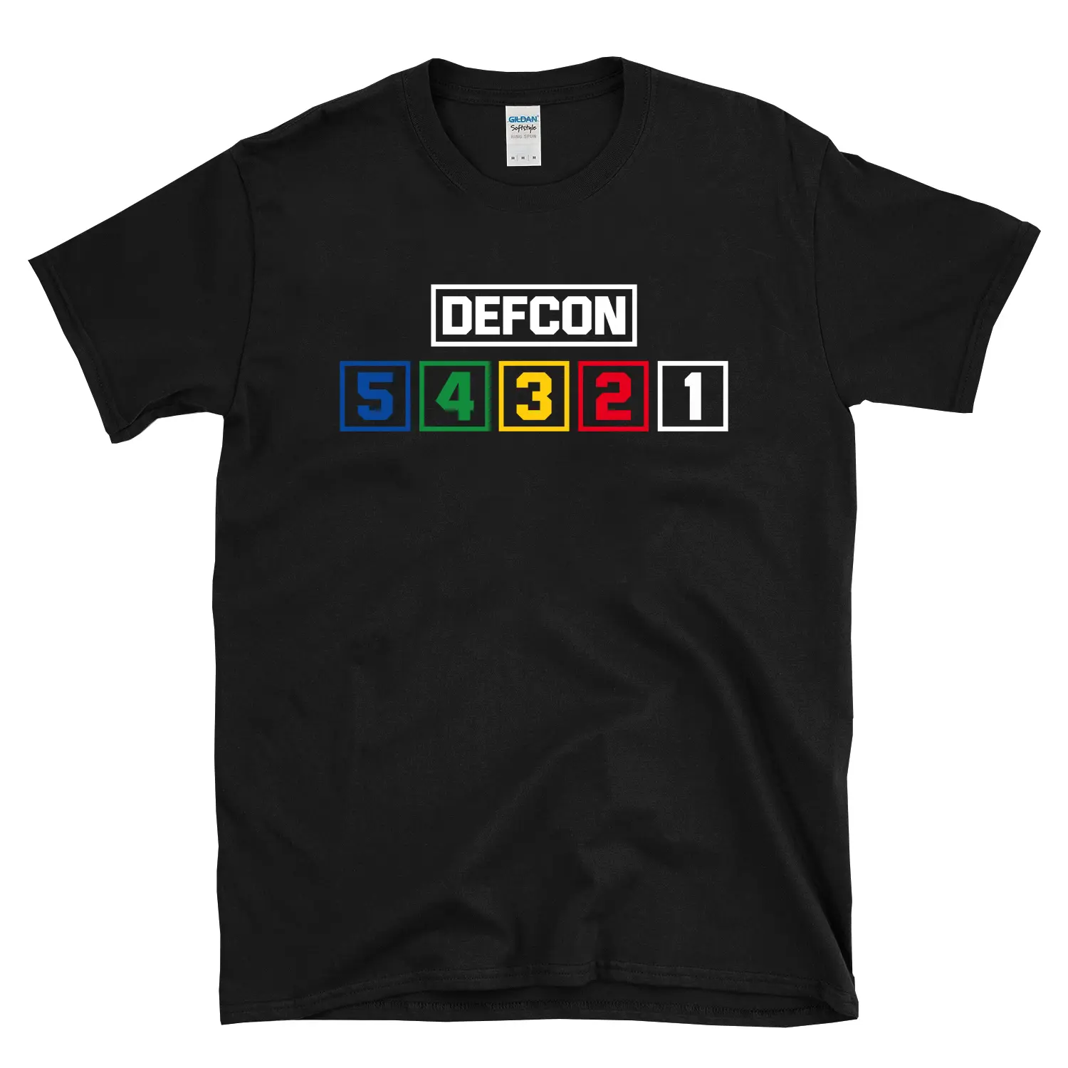 DEFCON COUNTDOWN METER - War Games Cosplay Sci-Fi Nuclear Armageddon Hacker - T-Shirt