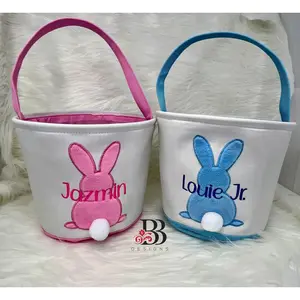 Embroidered Easter Basket