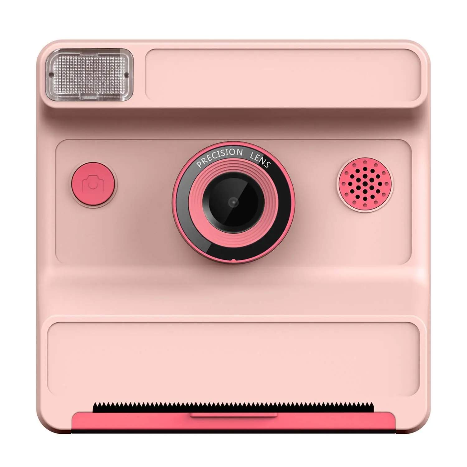 Kids Instant Printing Camera, 8x Digital Zoom, Multi-Functional DIY Camera, Photo Printing Toy for Boys & Girls Aged 3-12