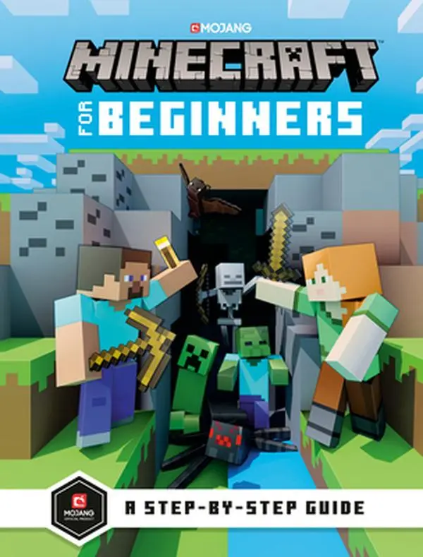 Minecraft English Tutorial for Beginners - Mojang AB Hardcover Children's Humanities & Social Sciences Book with Craft Weapons, Build a Shelter, Get Inside Scoop Guidance