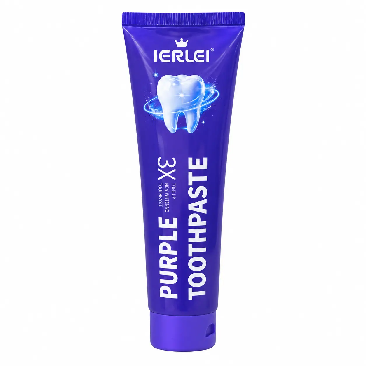VCCYA IERLEI Purple Color-Correcting Toothpaste, Mint Flavor for Daily Brushing and Fresh-Breath Oral Care, Smooth Purple Formula, 4.23 oz , 1 Tube purple toothpaste neutralizes