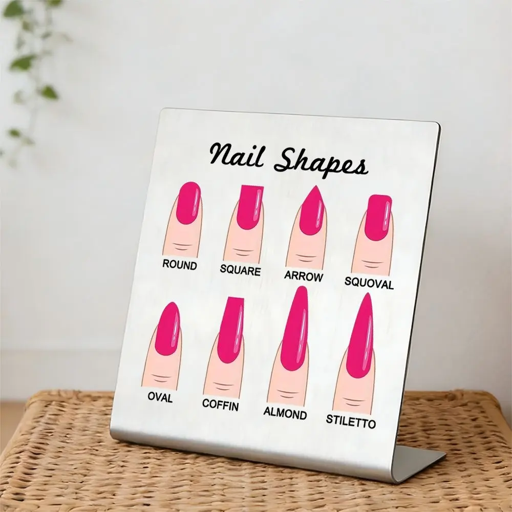 Nail Shapes Chart, 8 Popular Manicure Shapes Guide, Round Square Almond Stiletto Designs, Nail Salons DIY Enthusiasts