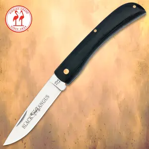 Kissing Crane Black Angus Pocket Farmer Folding Pocket Knife