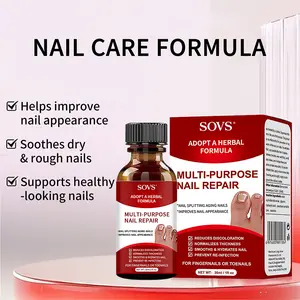 SOVS Nail Care Liquid 1 Fl Oz – Intensive Care for Thick & Damaged Looking Nails | Memorial Day Savings