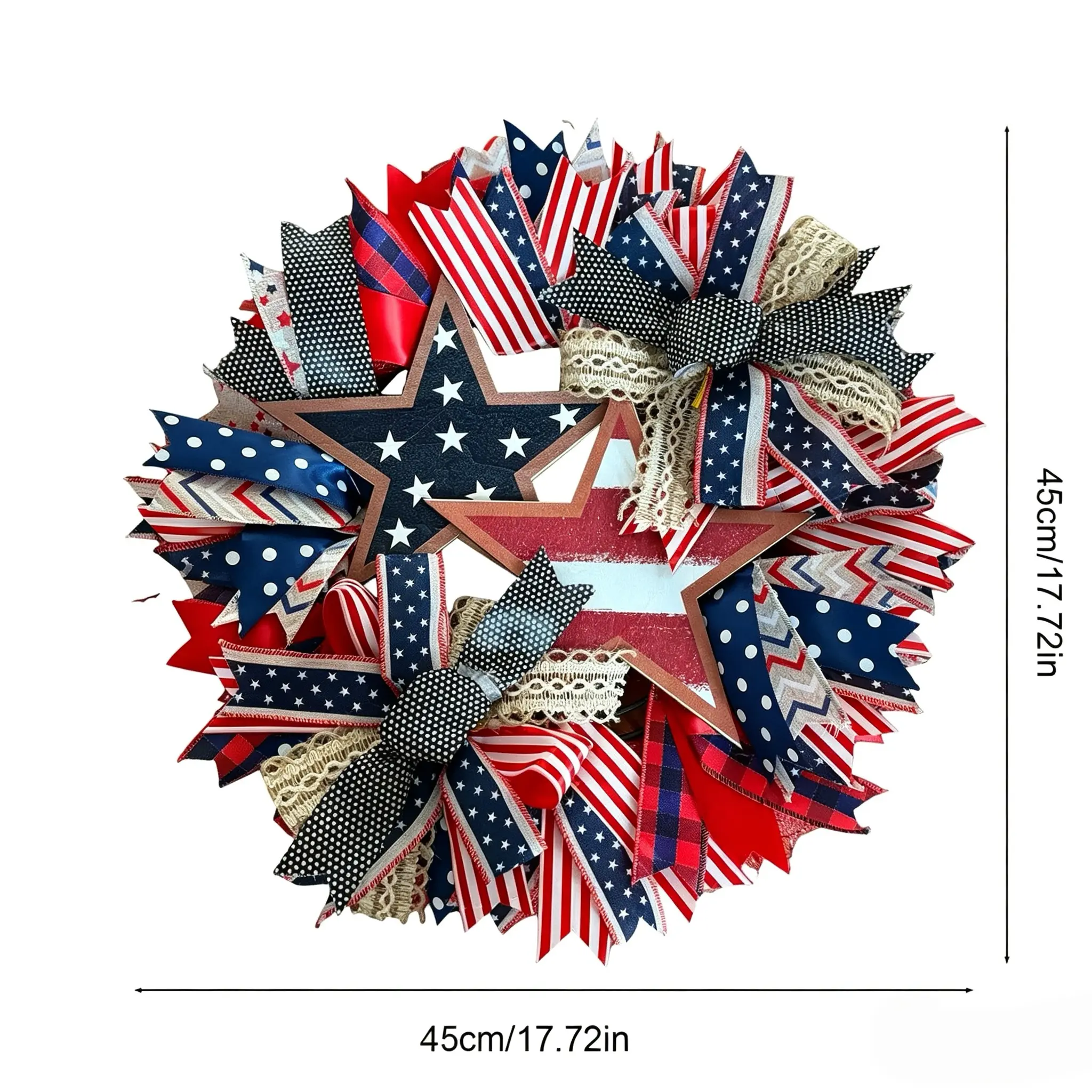 Independence Day Double Star Wreath