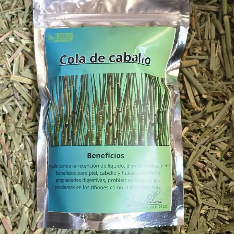 Cola de caballo…té natural.
