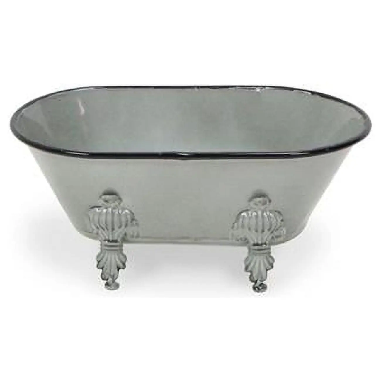 Gray Decorative Metal Bathtub
