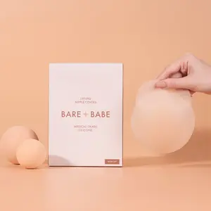 Bare Babe Lifting Nipple Covers | Reusable Medical-Grade Silicone Covers with Gentle Lift | Waterproof & Sweatproof | 5 Shades, Multiple Sizes