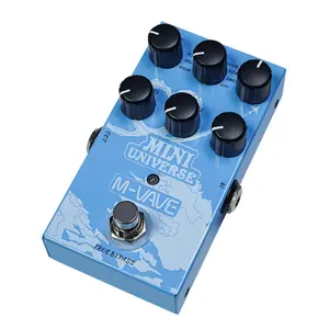 M-VAVE Guitar Effect Pedal, 9 Reverb Effects, Mini Universe Digital Reverb Pedal, Room/Shimmer/Lofi/Spring Reveb Effect Pedals, Guitar Pedal