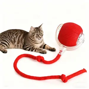 Interactive Rolling Cat Toy Ball – USB Rechargeable, Automatic Movement for Indoor Play & Stress Relief