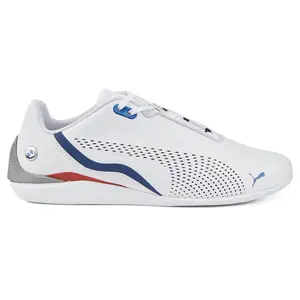 PUMA Mens Bmw M Motorsport Drift Cat Decima Lace Up Sneakers Shoes Casual - White