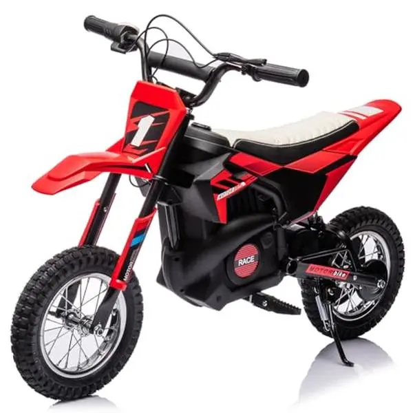 24V Rechargeable Kids Electric Dirt Bike - High-Speed Ride-On Motorcycle with 250W Motor, Air-Filled Tires