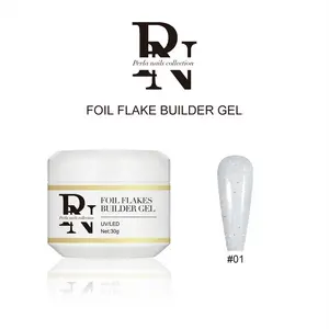 Builder gel foil flake collection