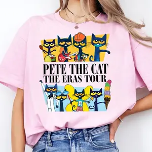 Pete The Cat The Eras Tour SHirt, Children's Books Tee, Teacher Life , Book Lover