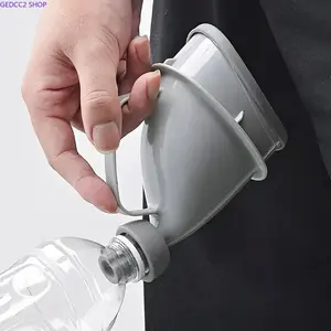Portable Urine Bottle for Car, Reusable Emergency Travel Toilet Container with Lid, Leakproof Car Safety & Camping Essential for Men & Women, Travel & Outdoor Use