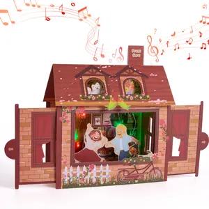 Kittenice 3D Pop-Up Card with Romantic Dancing Young Couple, Can't Help Falling in Love, Perfect Gift for Anniversaries, Birthdays & Surprises,summervibes