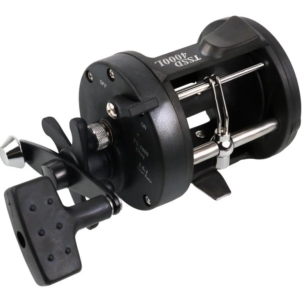 Conventional Reel - 27LB Max Drag,Saltwater Inshore Surf Trolling Reel for Catfish, Musky, Bass, Salmon/Steelhead, Striper - Heavy Duty Round Baitcasting Fishing Reel