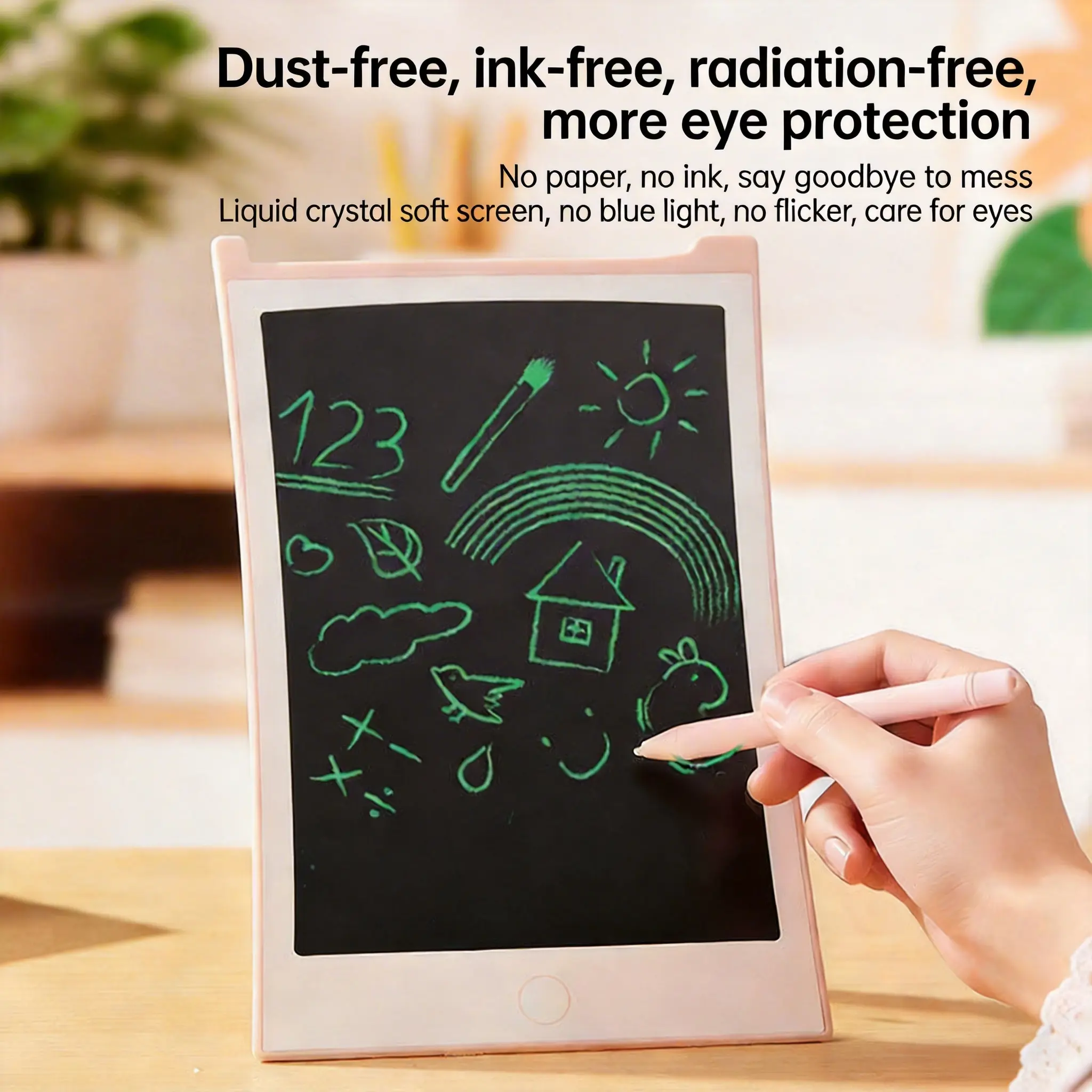 MINISO LCD Drawing Tablet for Kids - Erasable Art Doodle Board, Portable Writing Sketch Pad, Educational Kids Toy, Back To School