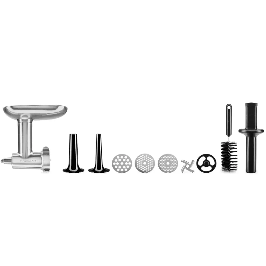 KitchenAid Metal Grinder Attachment for Stand Mixer, Food Grinder, Meat Grinder, Sausage Maker, Grinding Tool, Kitchen Accessory, Food Prep Tool, Mixer Accessory