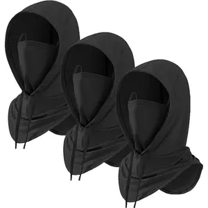 3 Pack Summer Sun UV Protection Hood Breathable Full Head Mask Face Cover for Men Women Motorcycle Cycling Fishing,Outdoor Activity quipment Sun Protection Headscarf,Ice Silk Fabric ,Cool Accessories