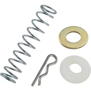 1 PC Automotive Transmission Shift Rod Linkage Repair Kit Steering Column Cross Shaft Bushing Spring Washer Replacement Part 1377083 Compatible with 67-88 Chevrolet Models Silver