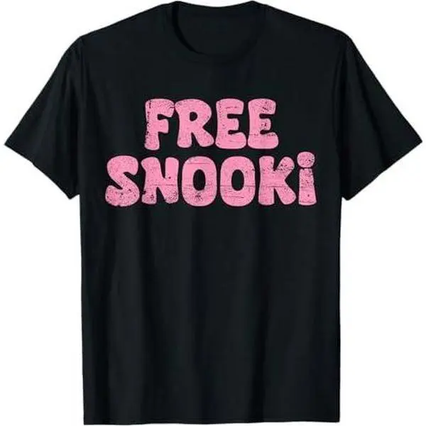 Women's Free Snooki Retro Weathered Design T-Shirt