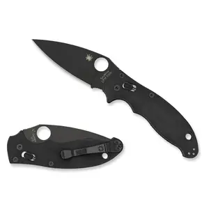 SPYDERCO MANIX 2 BLACK BLADE 3.375"