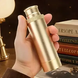 10x Vintage Monocular Telescope for Navigation, Adjustable Extendable Design, Manual Focus, Easy Storage, Ideal for Outdoor Enthusiasts, Portable Travel Telescope