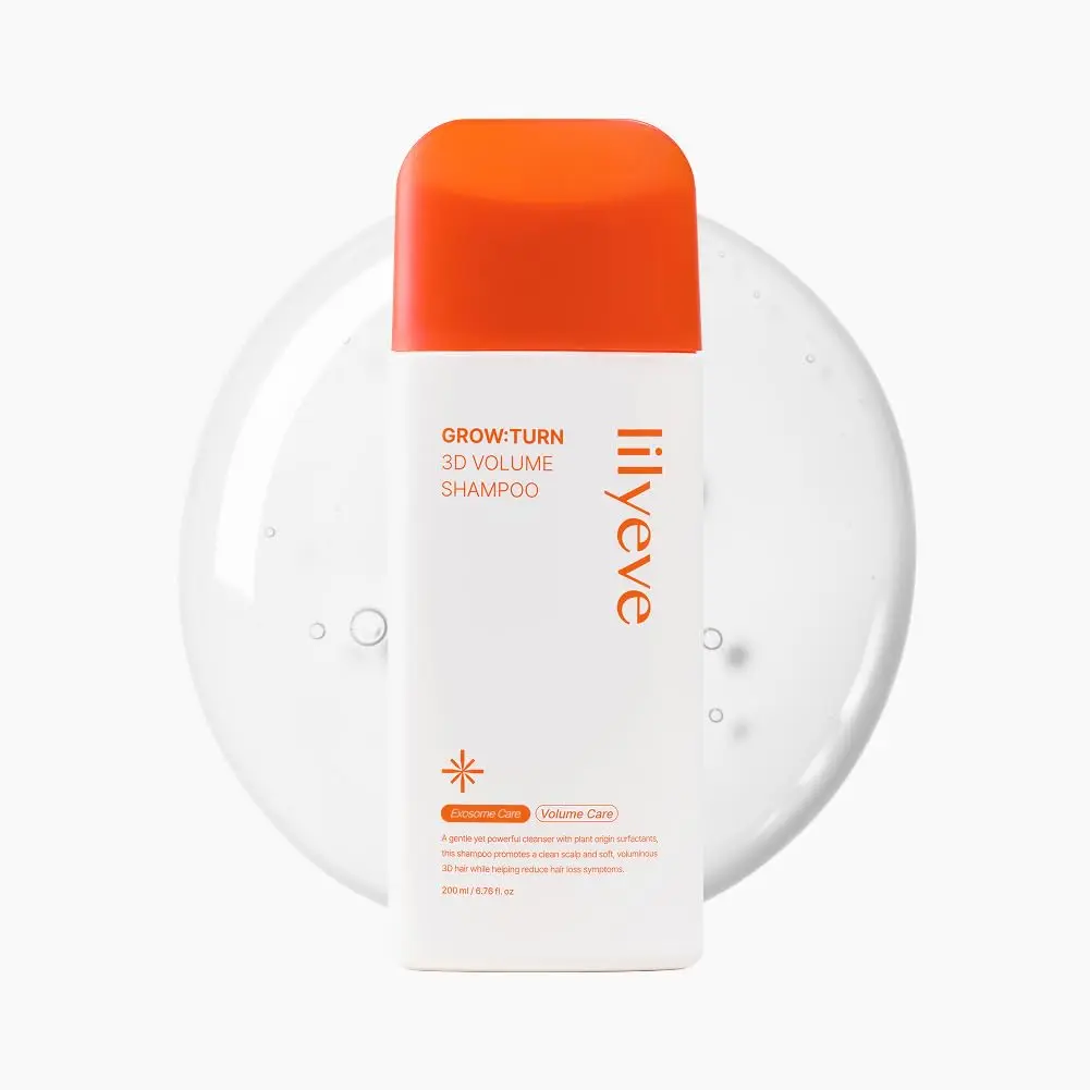 lilyeve GROWTURN 3D Volume Scalp Treatment, Anti-Hair Loss & Volumizing Formula with Exosome & Biotin, Sulfate Free Korean Haircare, 6.76 fl. oz.