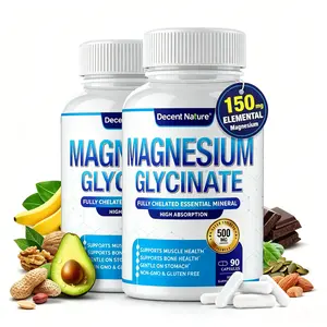 Magnesium Complex 6 Types Elemental Magnesium 1000mg – Glycinate, Citrate, Malate, Taurate, Oxide, Orotate Vegan Non-GMO 90 Count