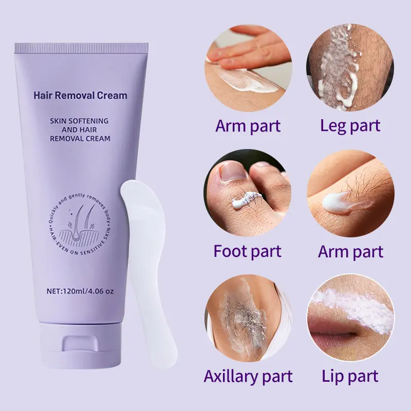 Hair Removal Cream for Women & Men– Underarm & Bikini Area – Smooth Skin in 5–10 Minutes  – No Razor Bumps-Sensitive Skin Friendly / Fast Shipping Skin Soothing Body Care  – Painless Formula for Sensitive Skin