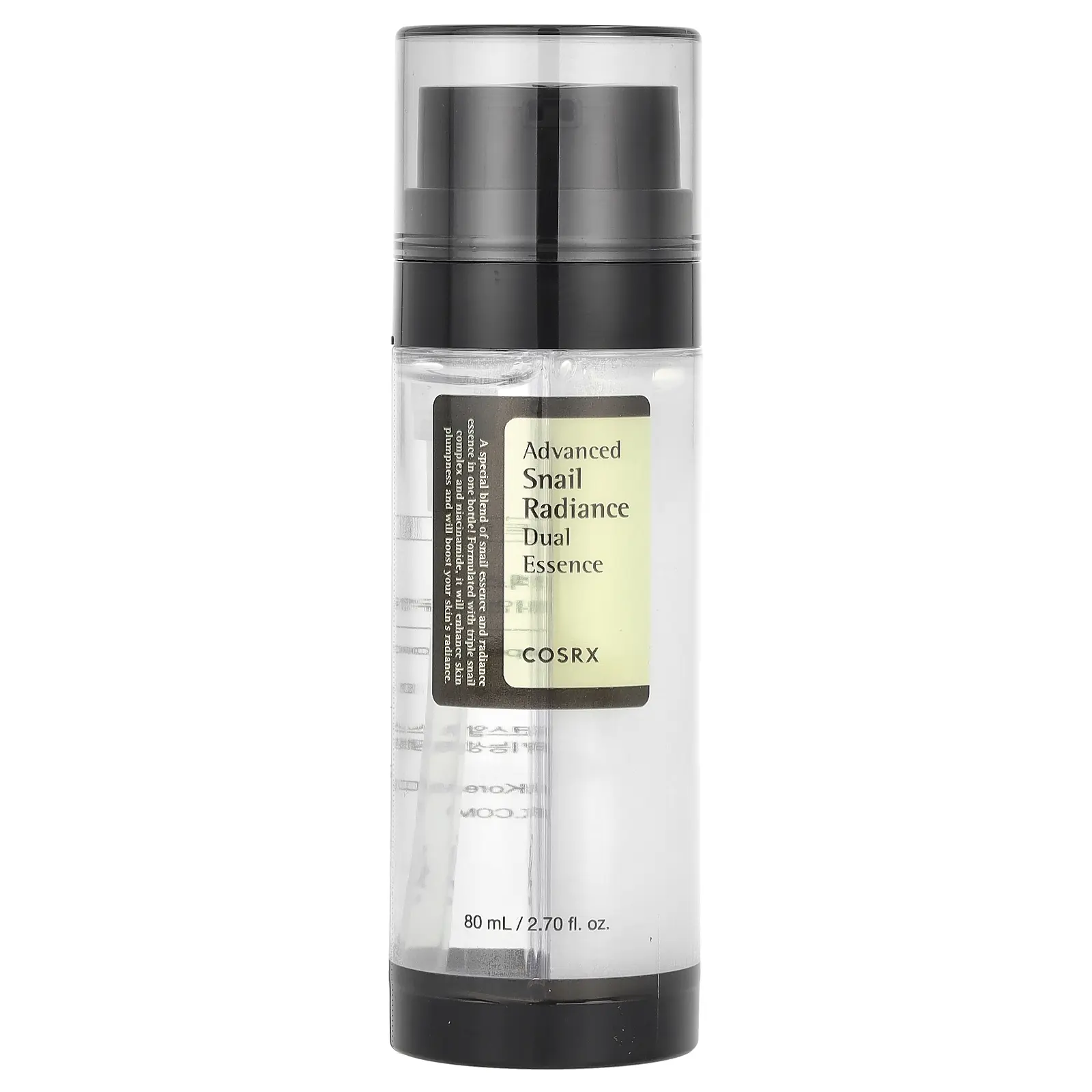 CosRx Advanced Snail Radiance Dual Essence, 2.7 fl oz (80 ml) CosRx Advanced Snail Radiance Dual Essence, 2.7 fl oz (80 ml)