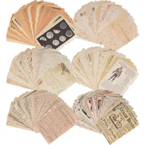 6 pack Textured Vintage Scrapbook Paper DIY Decorative Stickers Themes Scrapbook Journaling Supplies Scrapbooking Kit Decorative Paper Fashion Accessories