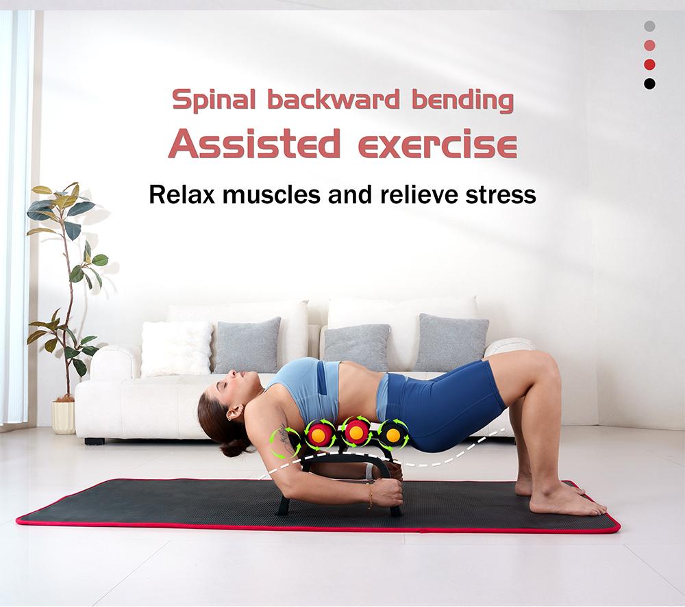 Magic BB Beginner-Friendly Mini Inversion Table Back Stretcher, Easy Inversion Workout Machine for Daily Stretch & Relaxation, Fitness Equipment for Home Gym, Total Body Workout Equipment for Adults